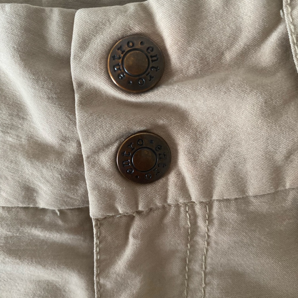 VINTAGE Y2K Khaki Embroidered Low Rise Cargo Pants - Picture 7 of 9